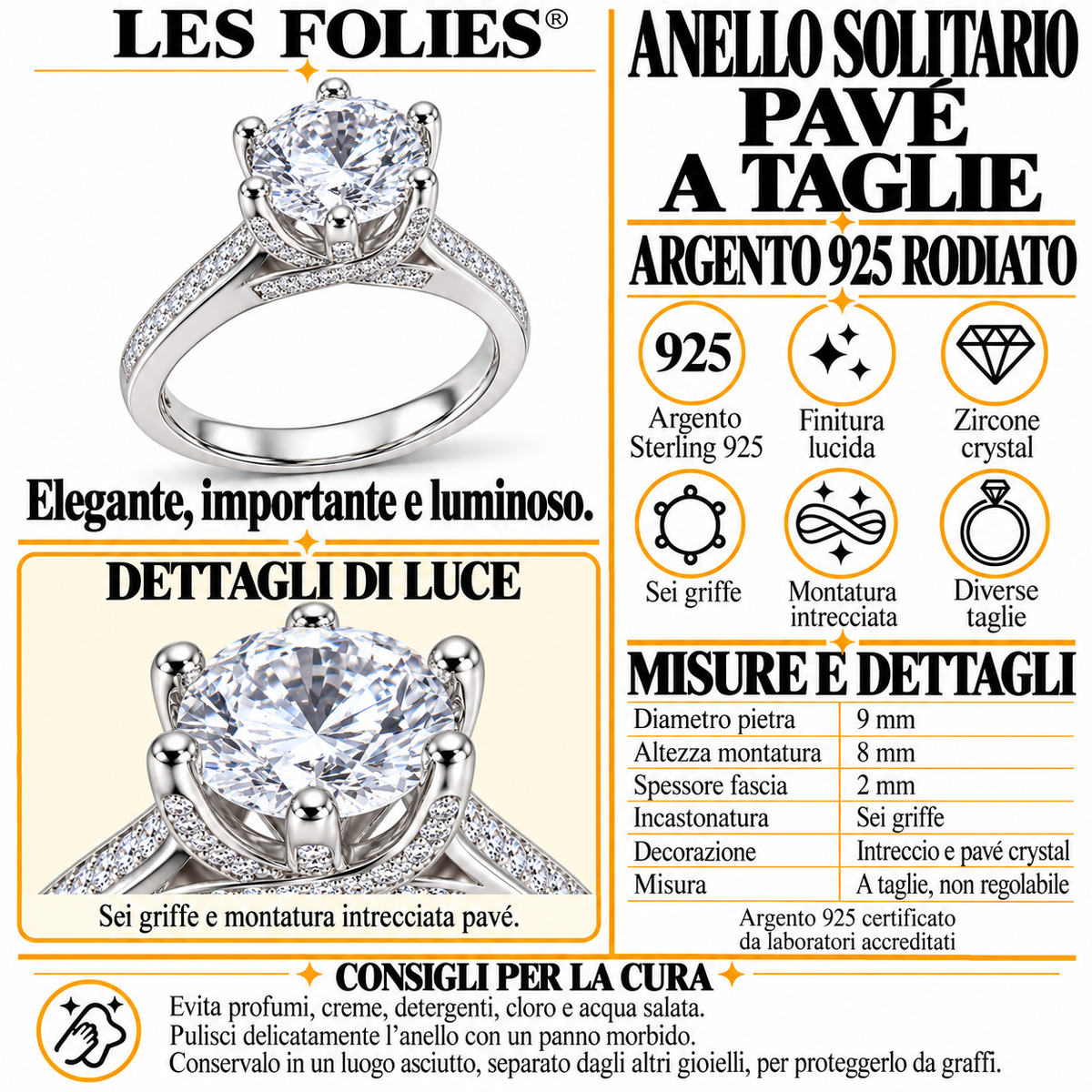 Verstelbare ring met hart van 925 zilver