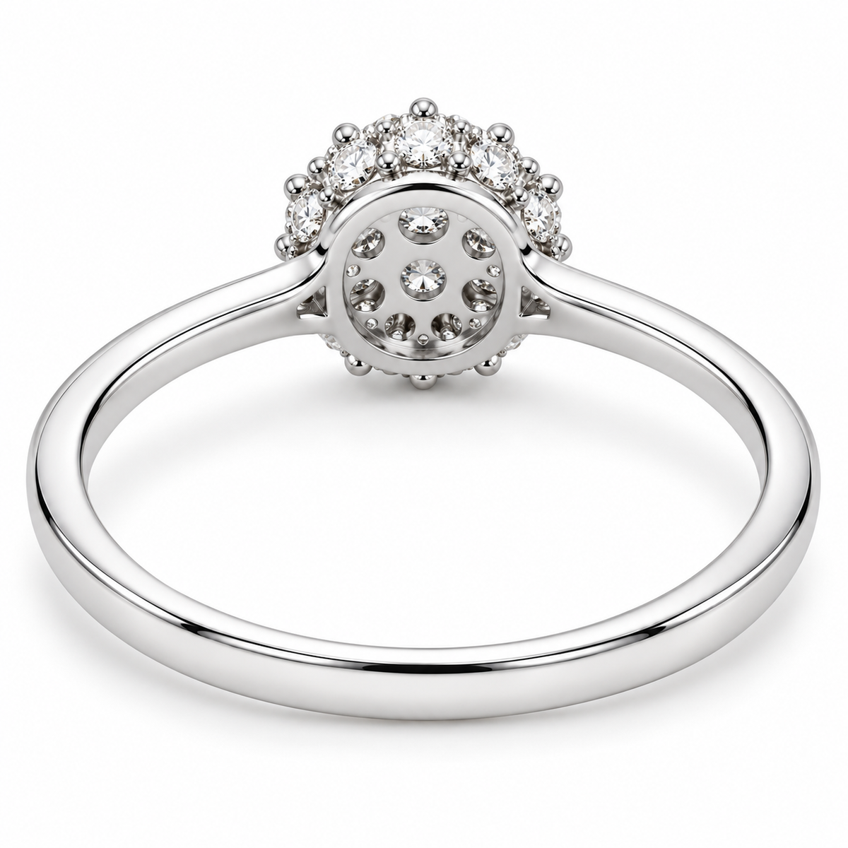 Verstelbare ring met hart van 925 zilver