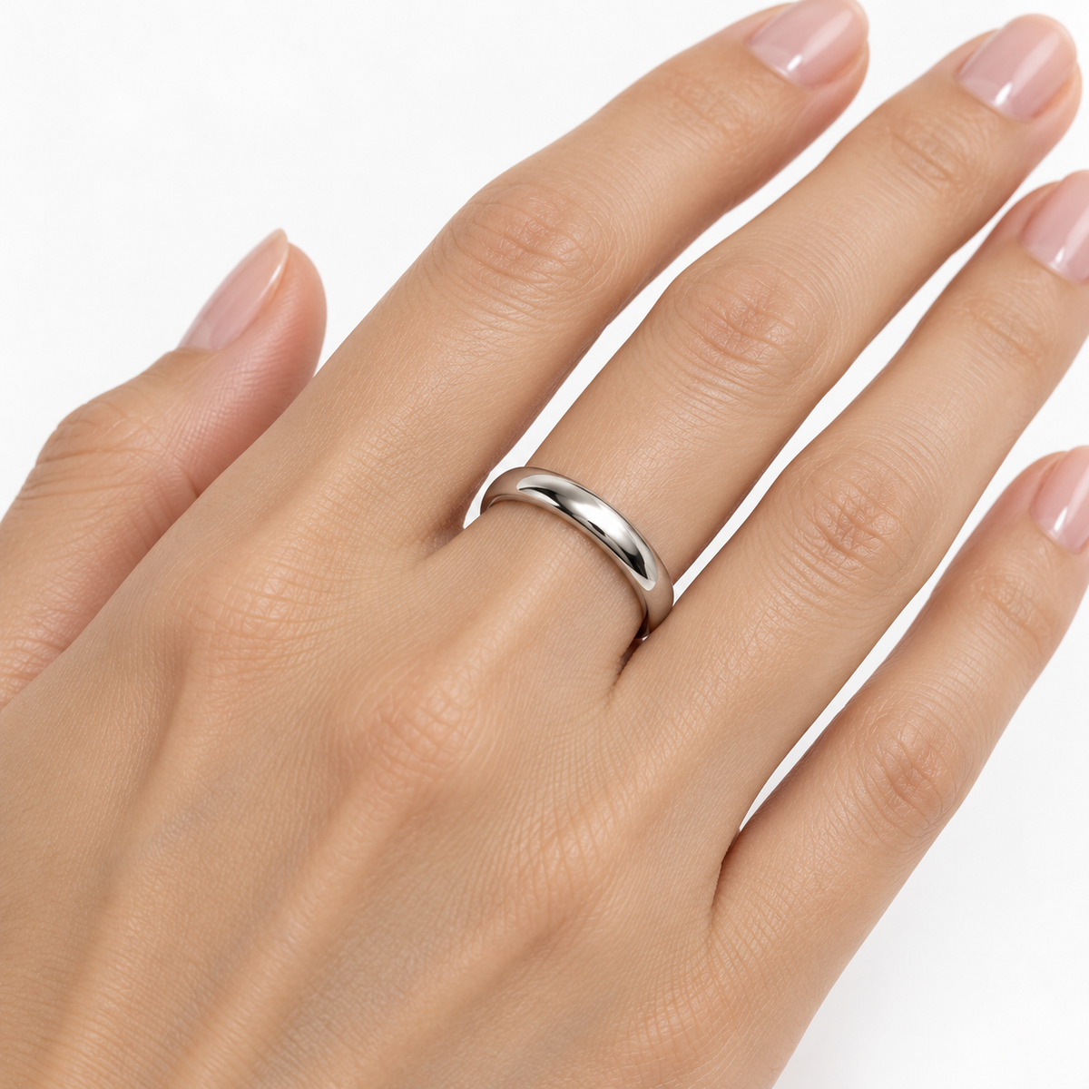 Verstelbare ring met hart van 925 zilver