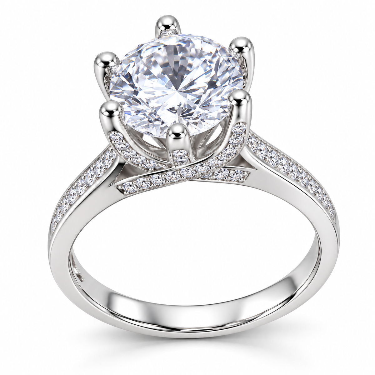 Verstelbare ring met hart van 925 zilver