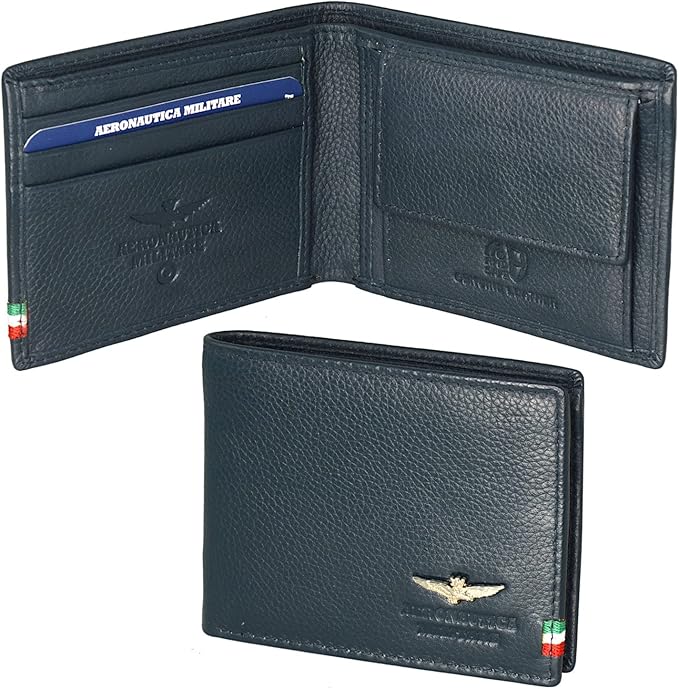 Portafoglio in Vera Pelle Flag - Aeronautica Militare