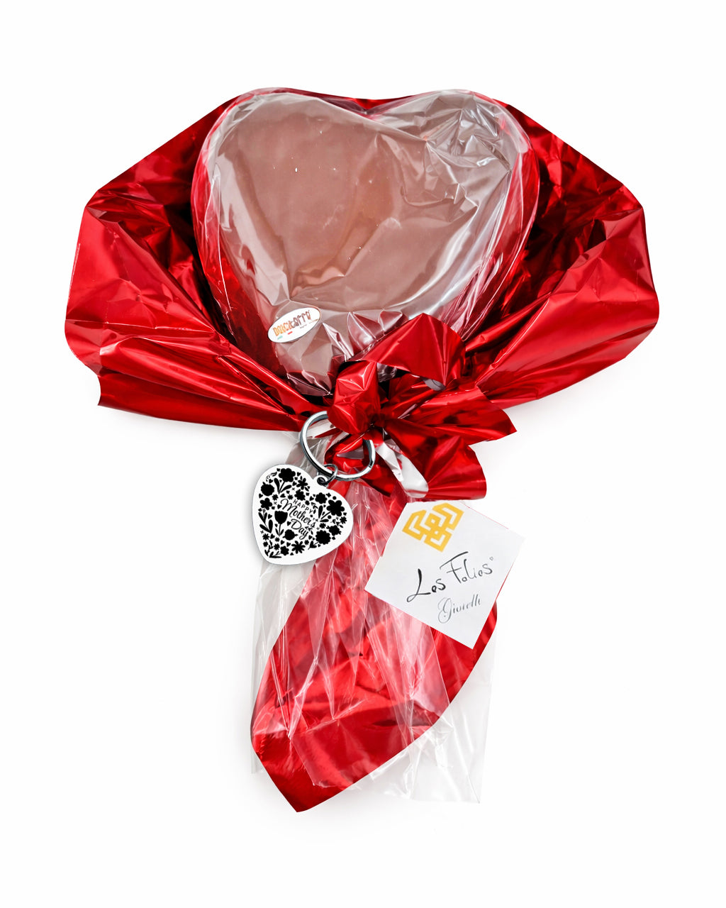 Cuore di Cioccolato al latte doppia sorpresa