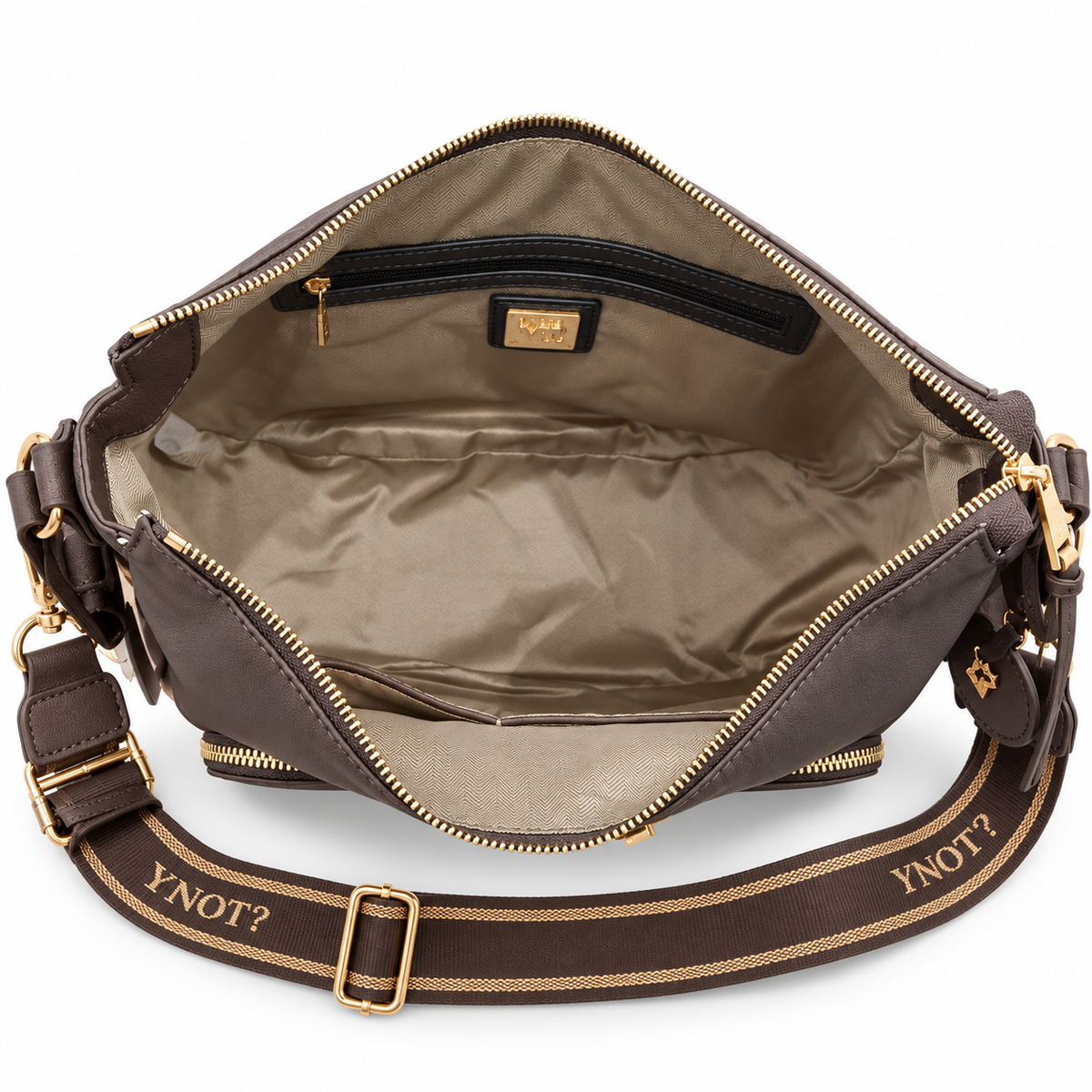 Hobo bag Ynot taglia L Cloud
