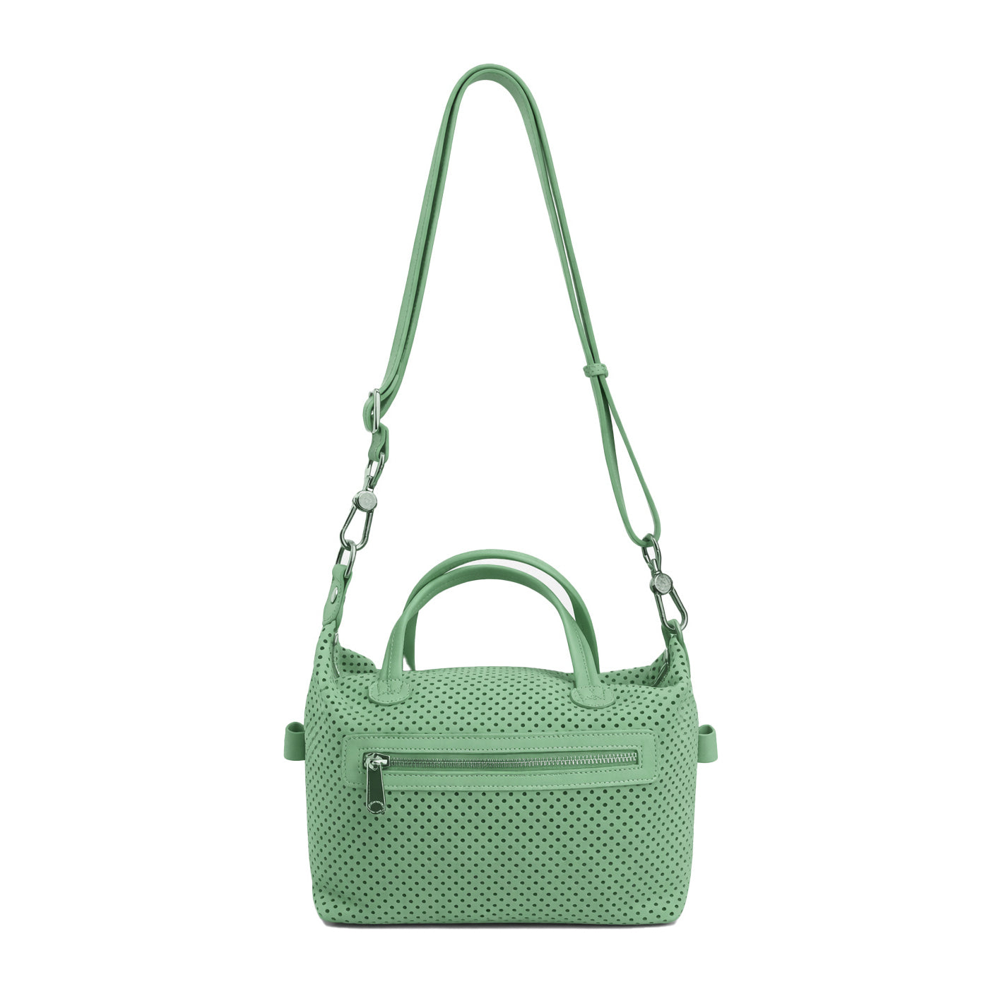 Borsa Bauletto medio in pelle Nabuk forellata Pelletteria Veneta Forello in vera pelle