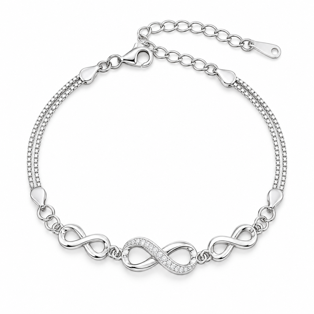 Bracelet Infini en Argent 925