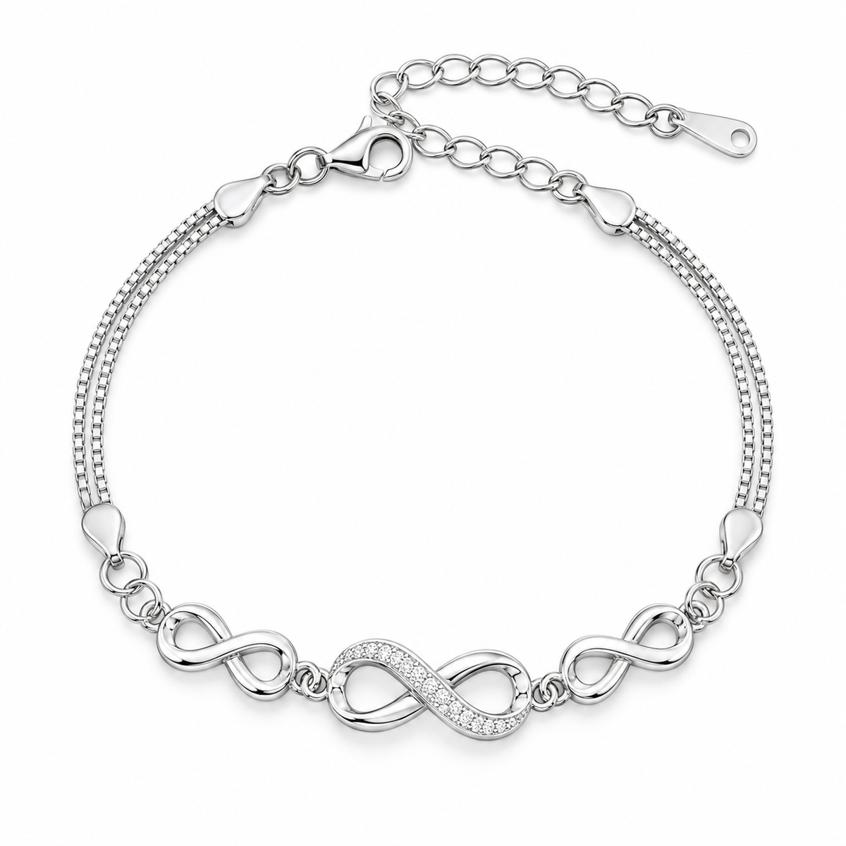 Bracelet Infini en Argent 925
