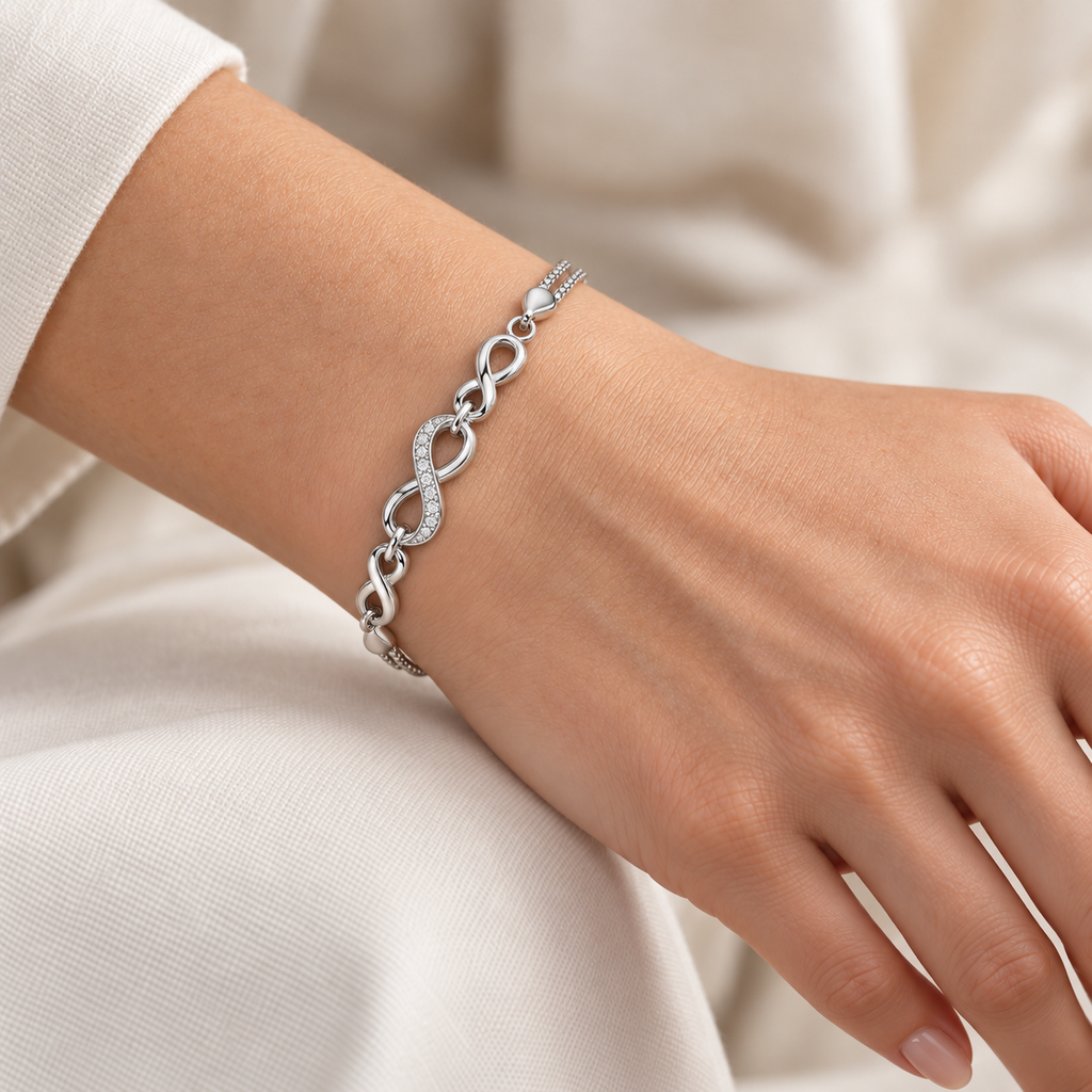 Bracelet Infini en Argent 925