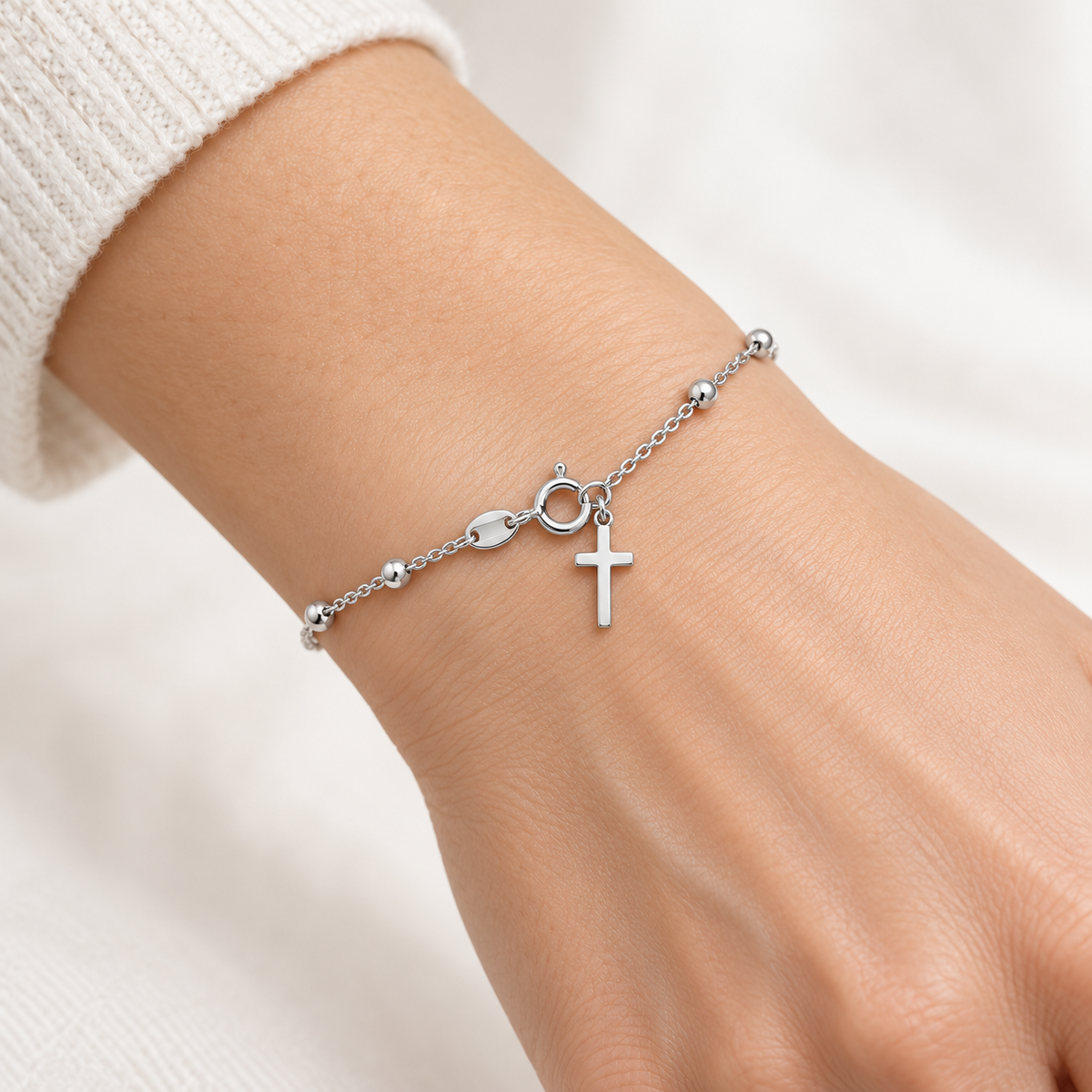 Bracelet Rosaire en Argent 925