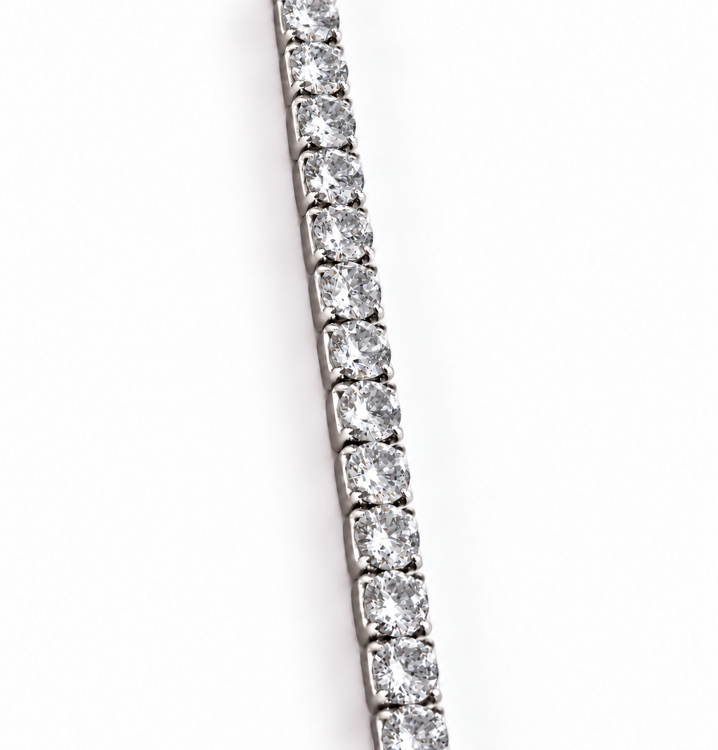 Bracelet Tennis Crystal en Argent 925 Rhodié