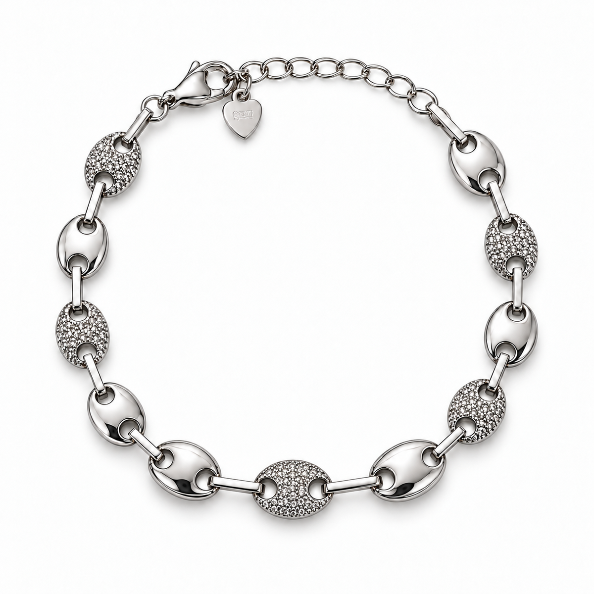 Bracciale con Linguette in Argento 925