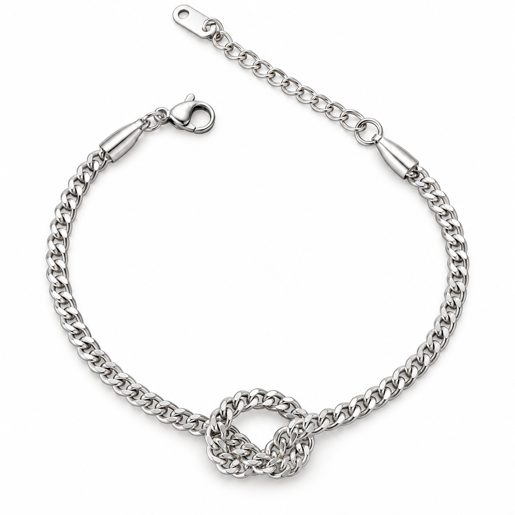 Bracciale nodo Grumetta Acciaio Inox