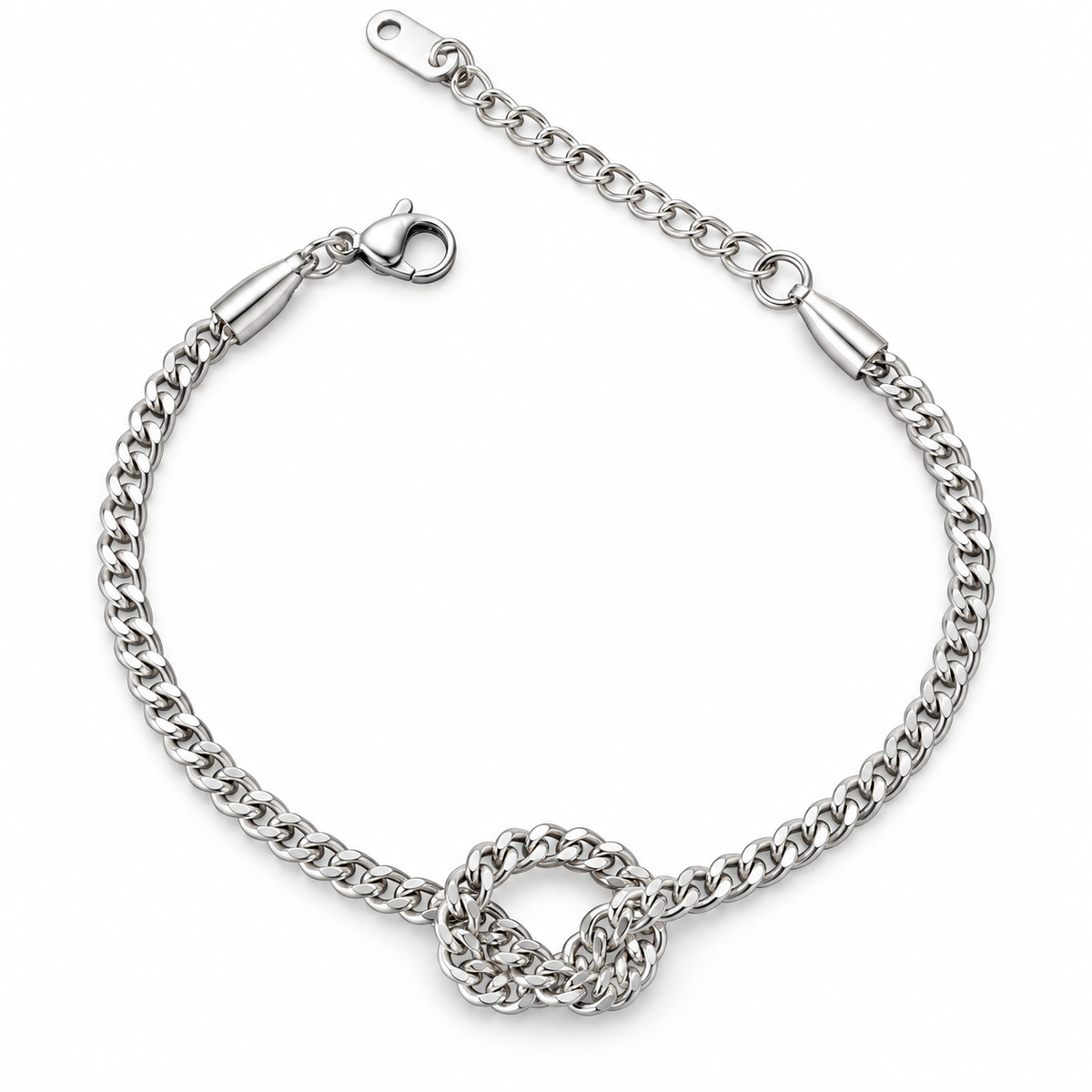 Bracciale nodo Grumetta Acciaio Inox