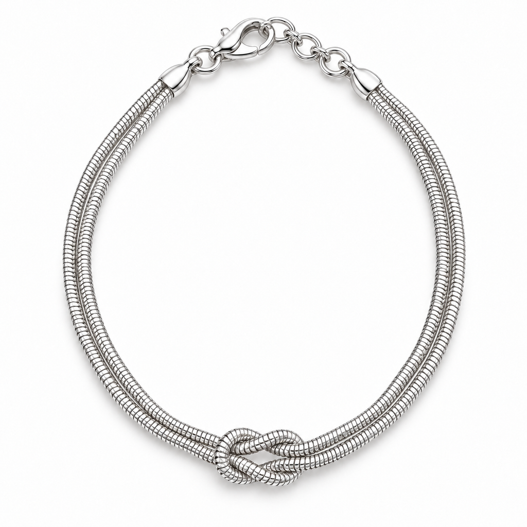 Bracelet Nœud en Argent 925