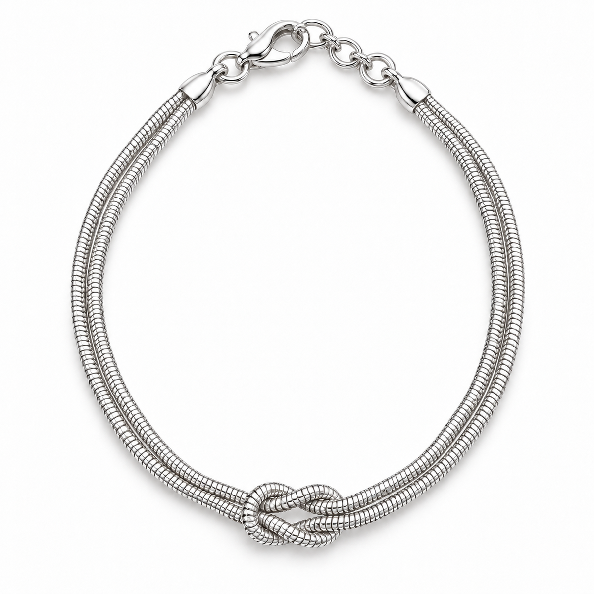 Bracelet Nœud en Argent 925