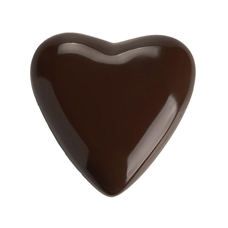 Cuore di Cioccolato Fondente doppia sorpresa