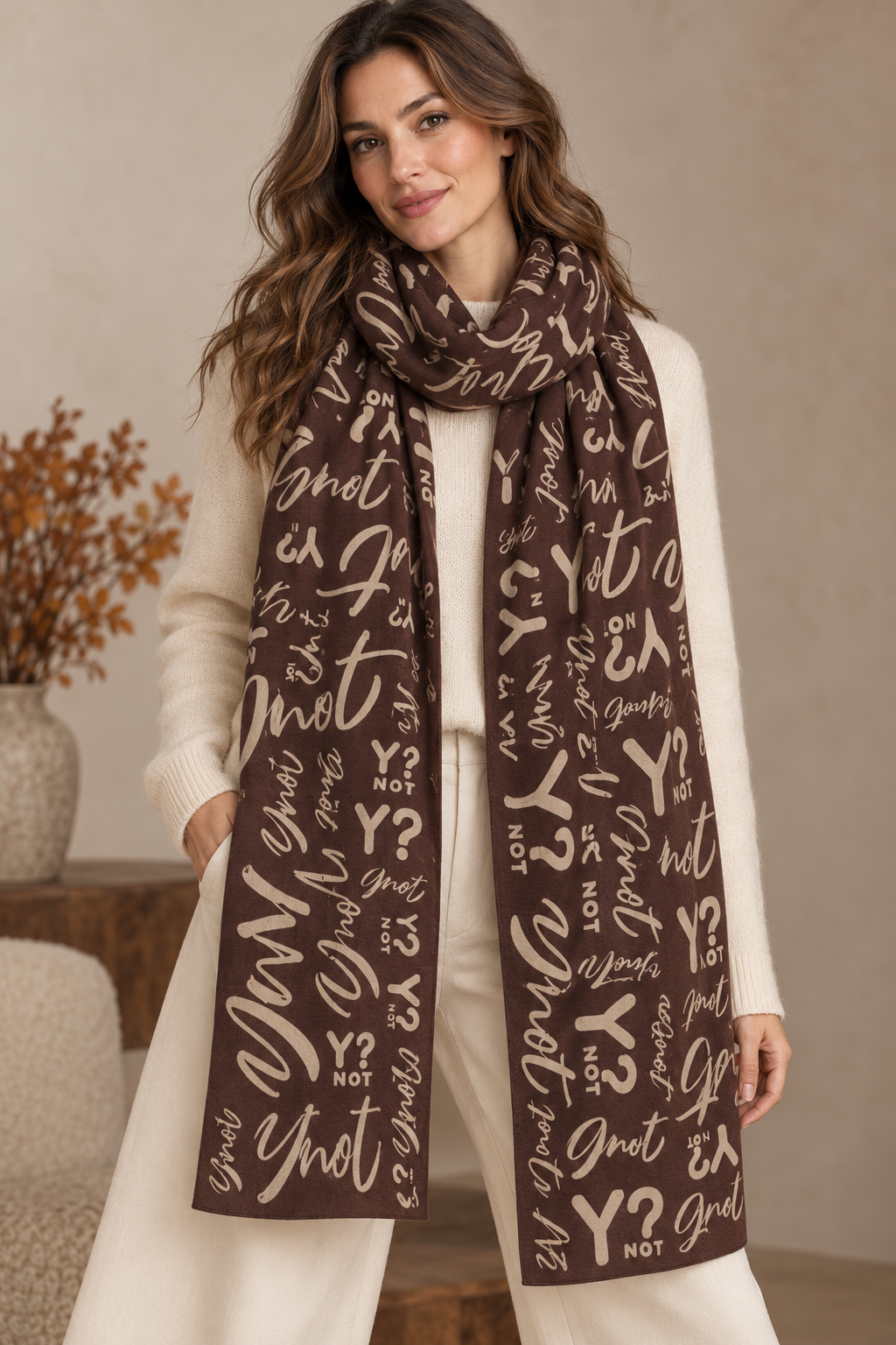 Sciarpa Ynot 70x190 cm 300gr Calligraphic