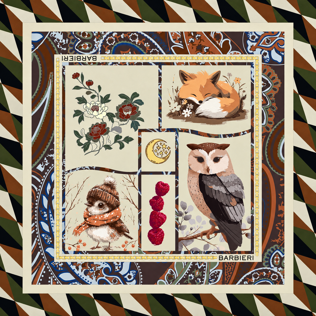 Foulard Bosco 100%Viscosa 70 x 70 cm - You B'jou by Barbieri