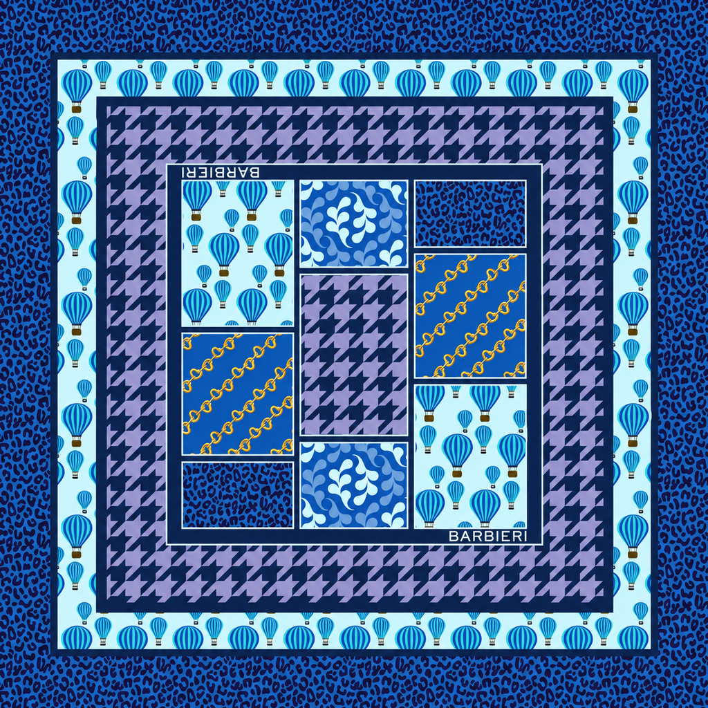 Foulard Air Balloon 100%Viscosa 70 x 70 cm - You B'jou by Barbieri