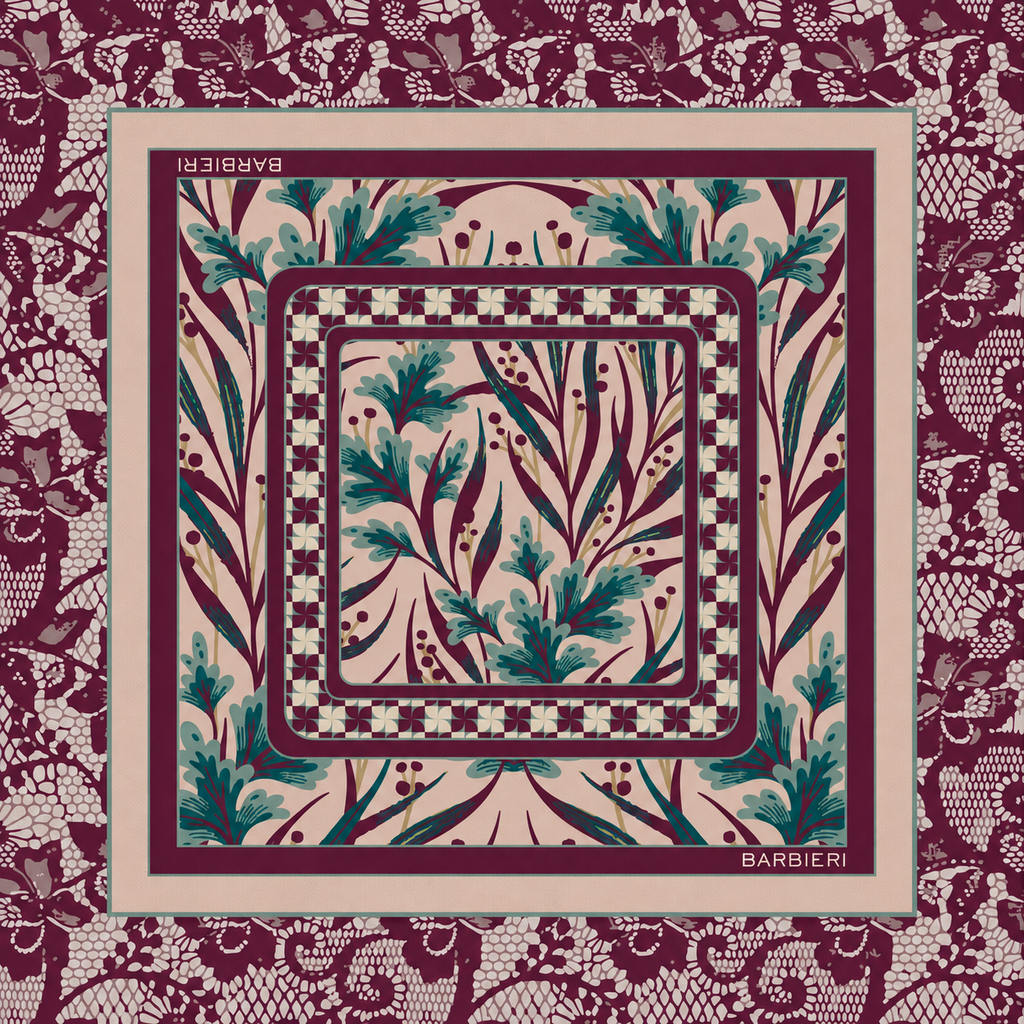 Foulard Foliage 100%Viscosa 70 x 70 cm - You B'jou by Barbieri