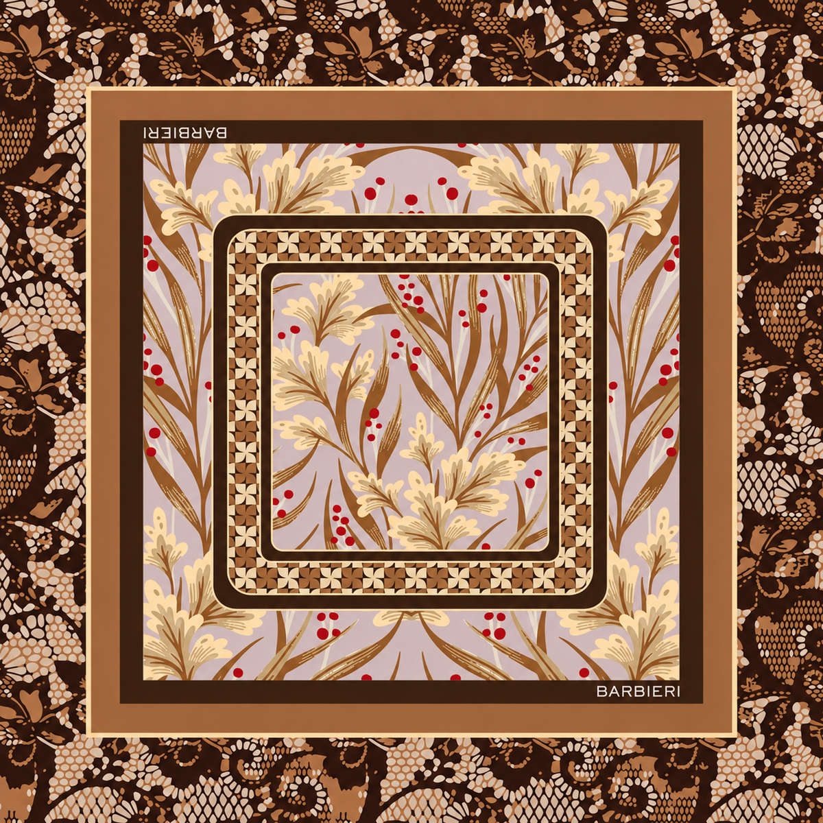 Foulard Foliage 100%Viscosa 70 x 70 cm - You B'jou by Barbieri