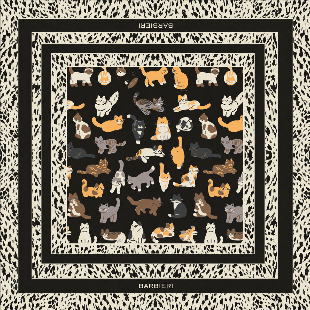 Foulard Wild Vibes 100%Viscosa 70 x 70 cm - You B'jou by Barbieri