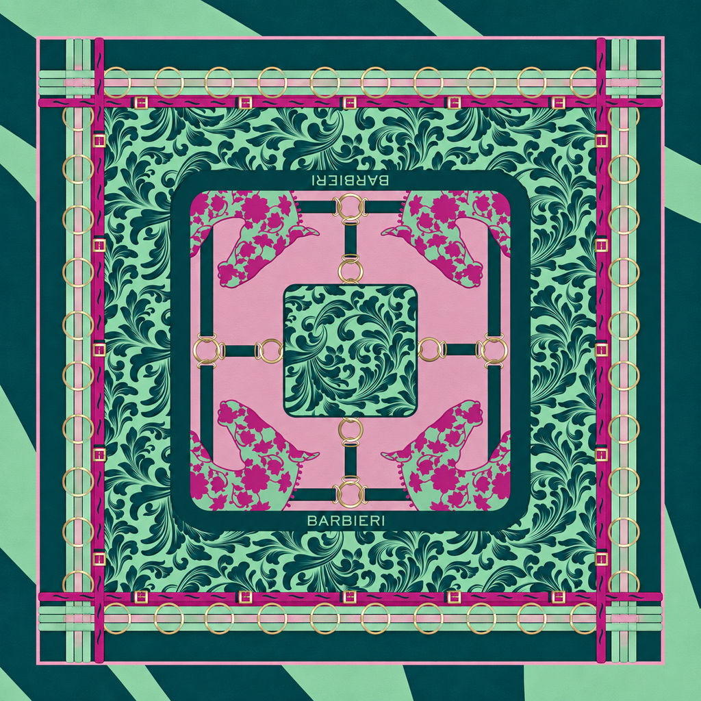 Foulard Fancy Sellier 100%Viscosa 70 x 70 cm - You B'jou by Barbieri