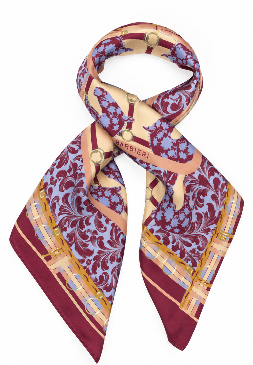 Foulard Fancy Sellier 100%Viscosa 70 x 70 cm - You B'jou by Barbieri