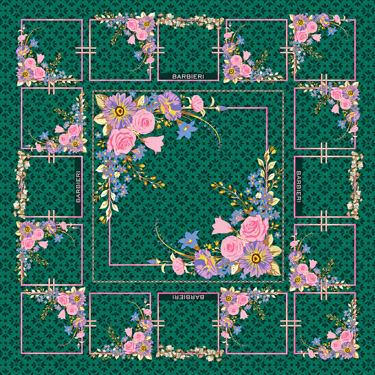 Foulard Bloom 100%Viscosa 85 x 85 cm - You B'jou by Barbieri