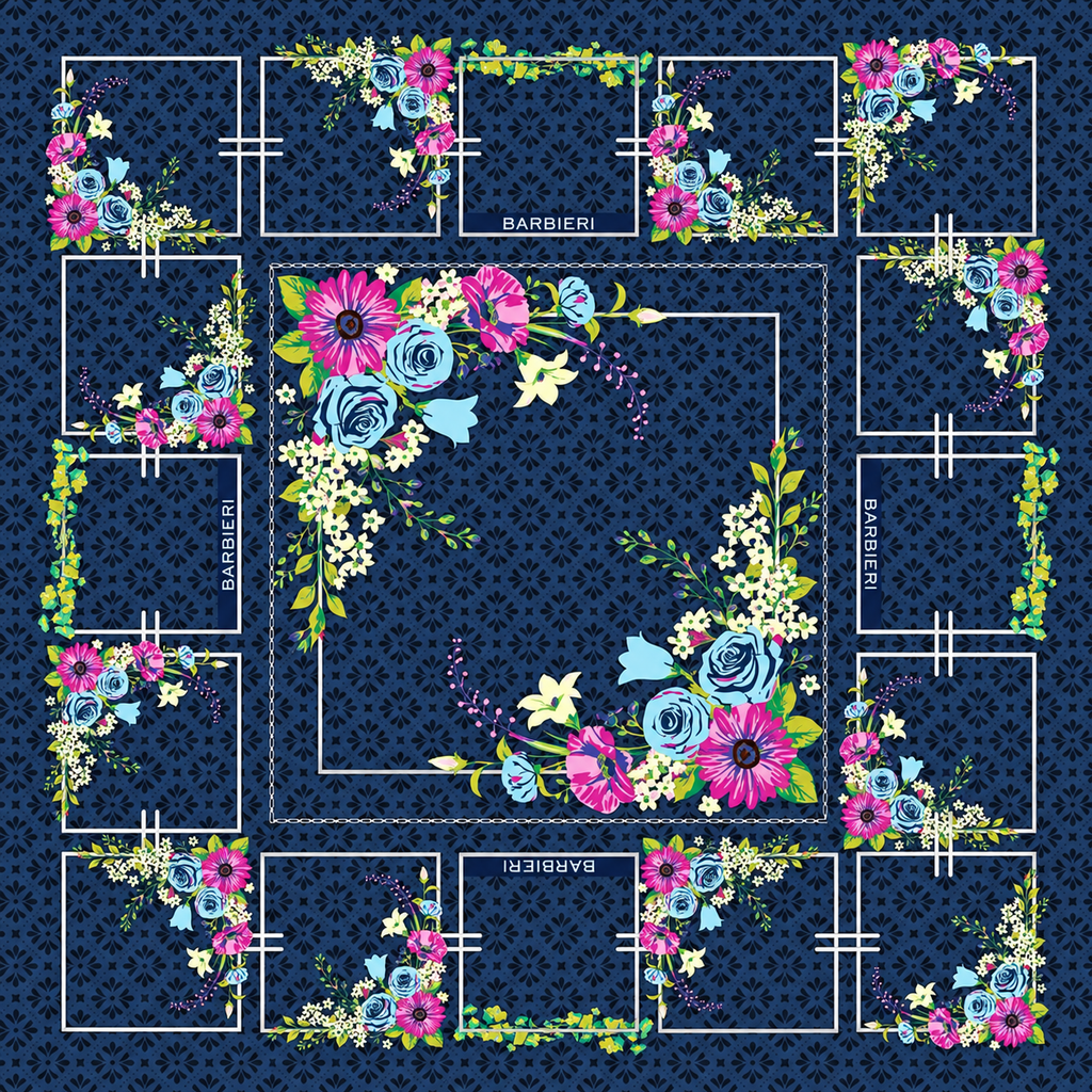 Foulard Bloom 100%Viscosa 85 x 85 cm - You B'jou by Barbieri