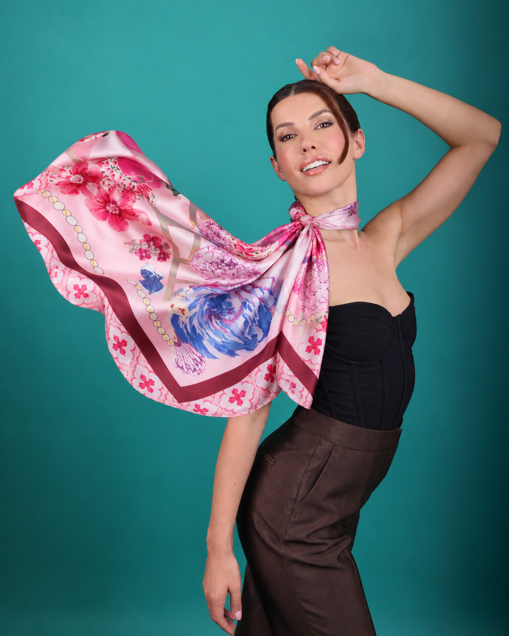 Foulard Princess 100%Viscosa 85 x 85 cm - You B'jou by Barbieri