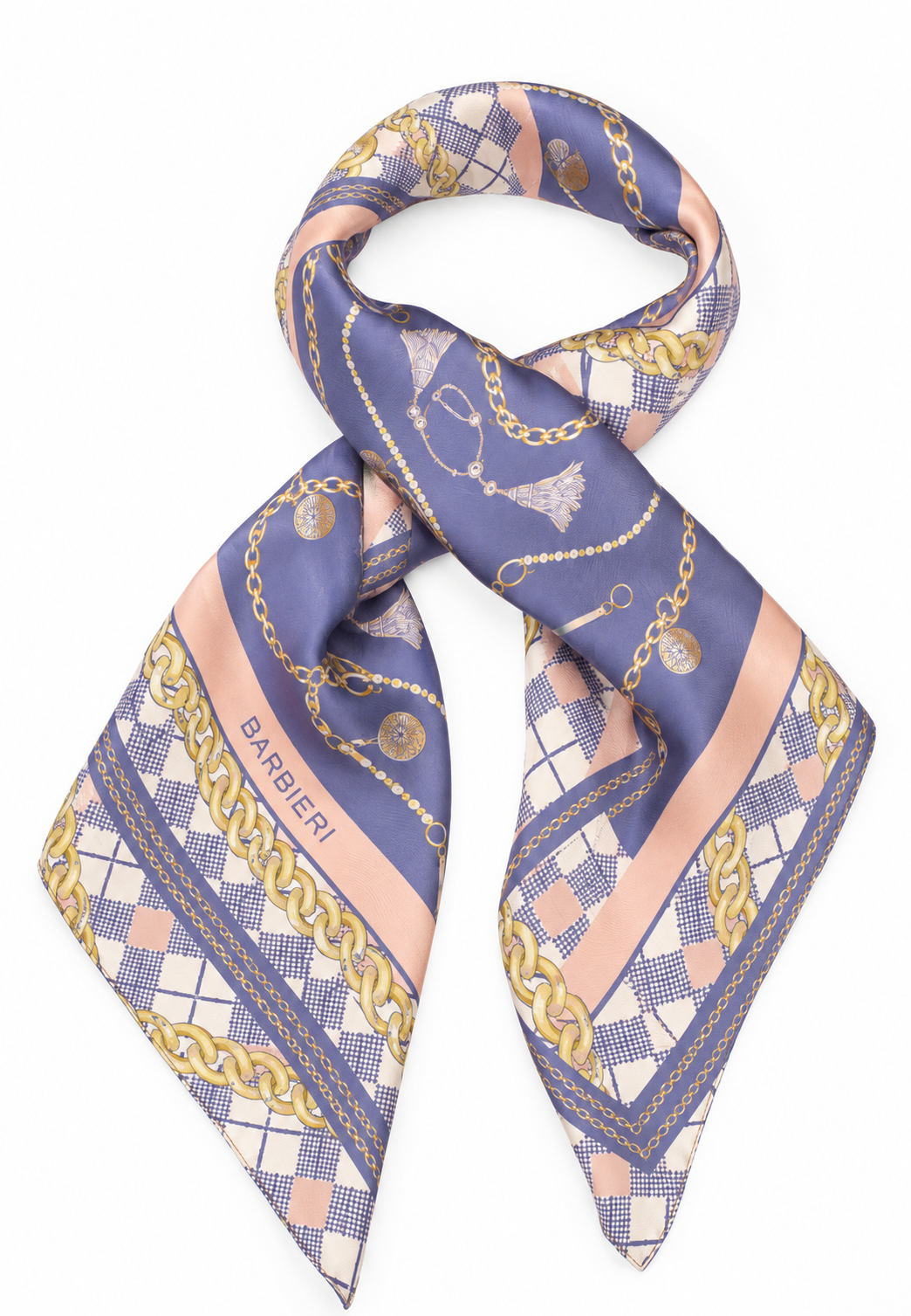 Foulard Tartan Chains 100%Viscosa 85 x 85 cm - You B'jou by Barbieri