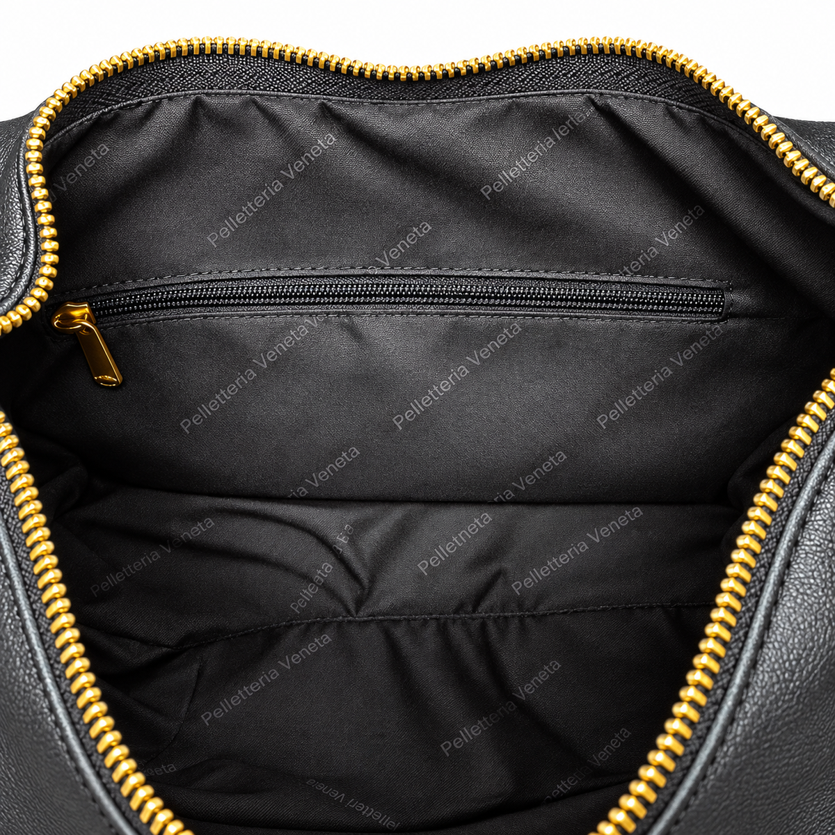 Hobo bag Taglia M in vera pelle con inserti in cavallino Lido Pelletteria Veneta
