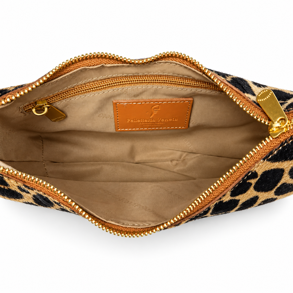 Borsa a spalla in vera pelle in cavallino Murazzi Pelletteria Veneta