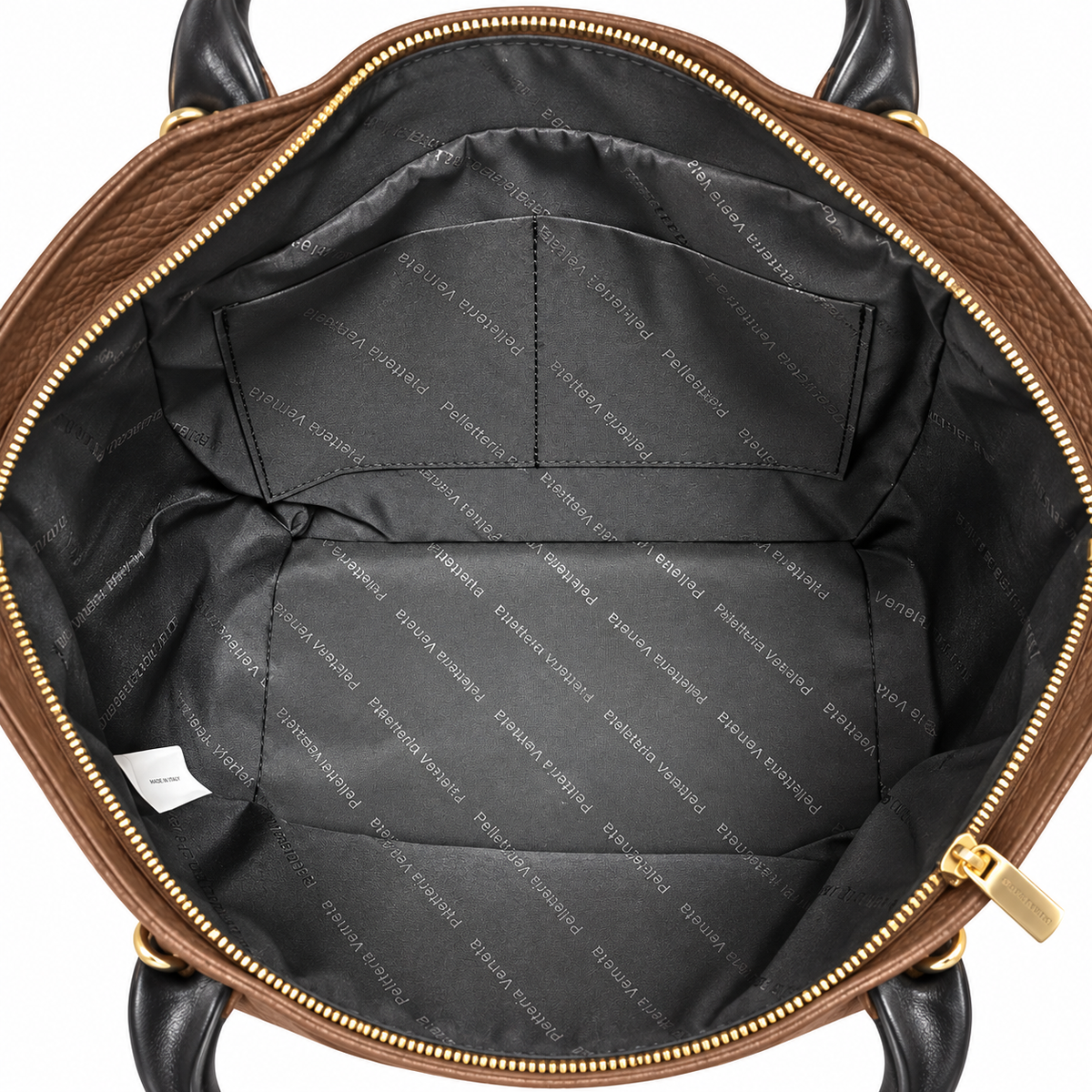 Borsa a mano Taglia L in vera pelle nabuk Squero Pelletteria Veneta
