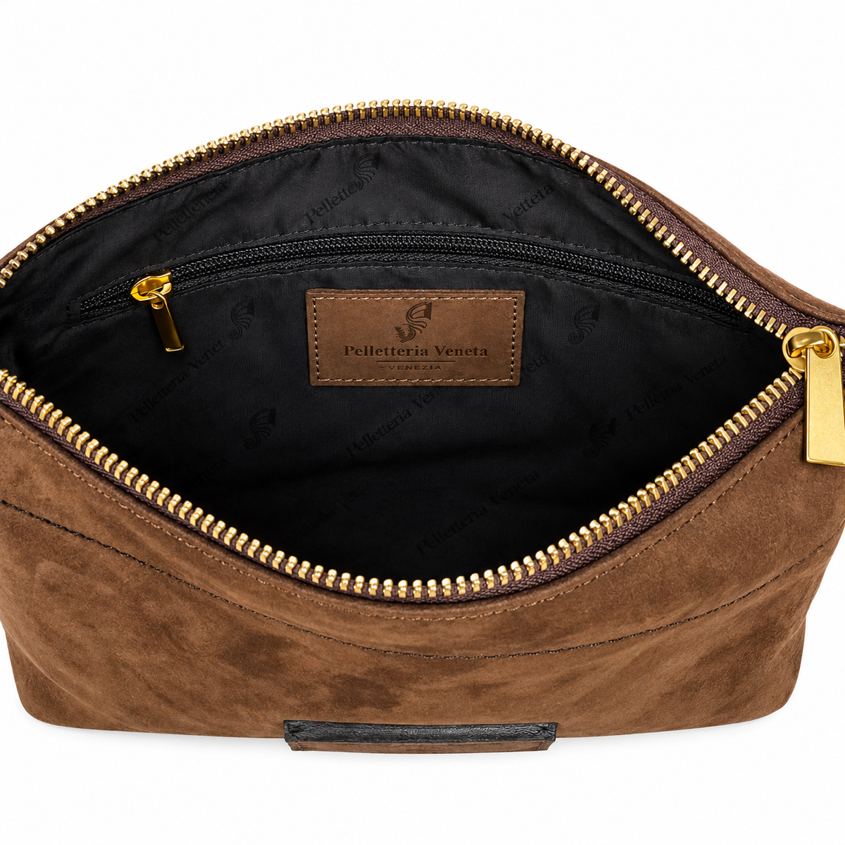 Mini bag in vera pelle nabuk Squero Pelletteria Veneta