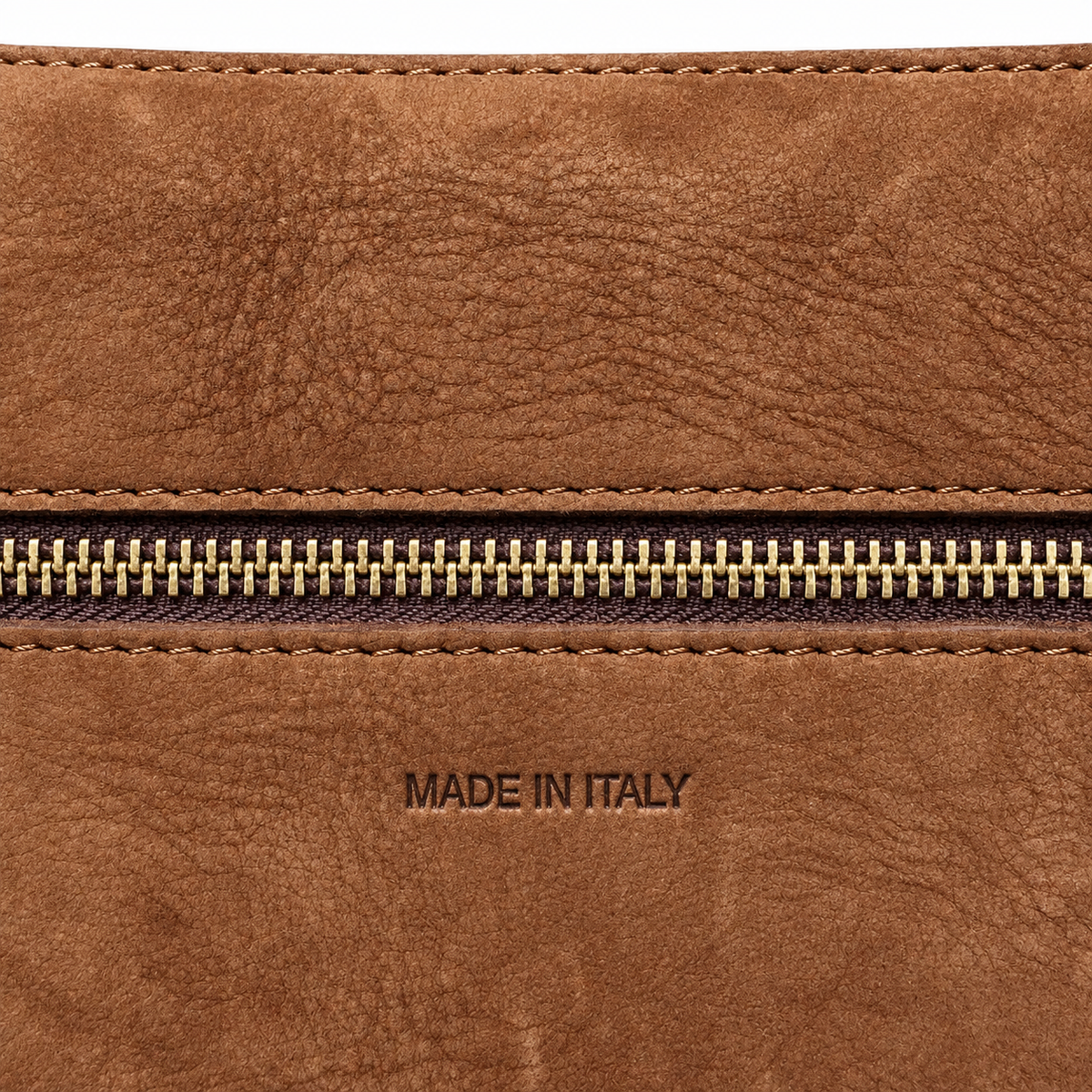 Borsa a spalla in vera pelle nabuk Campiello Pelletteria Veneta