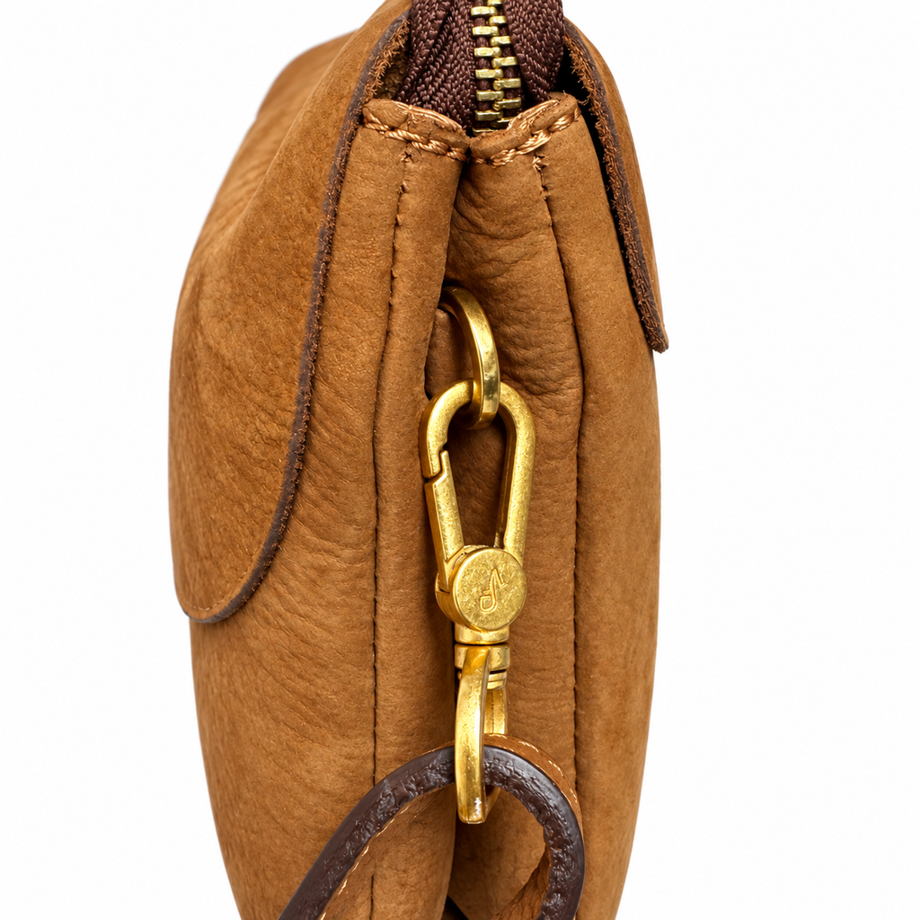 Mini bag in vera pelle nabuk Campiello Pelletteria Veneta