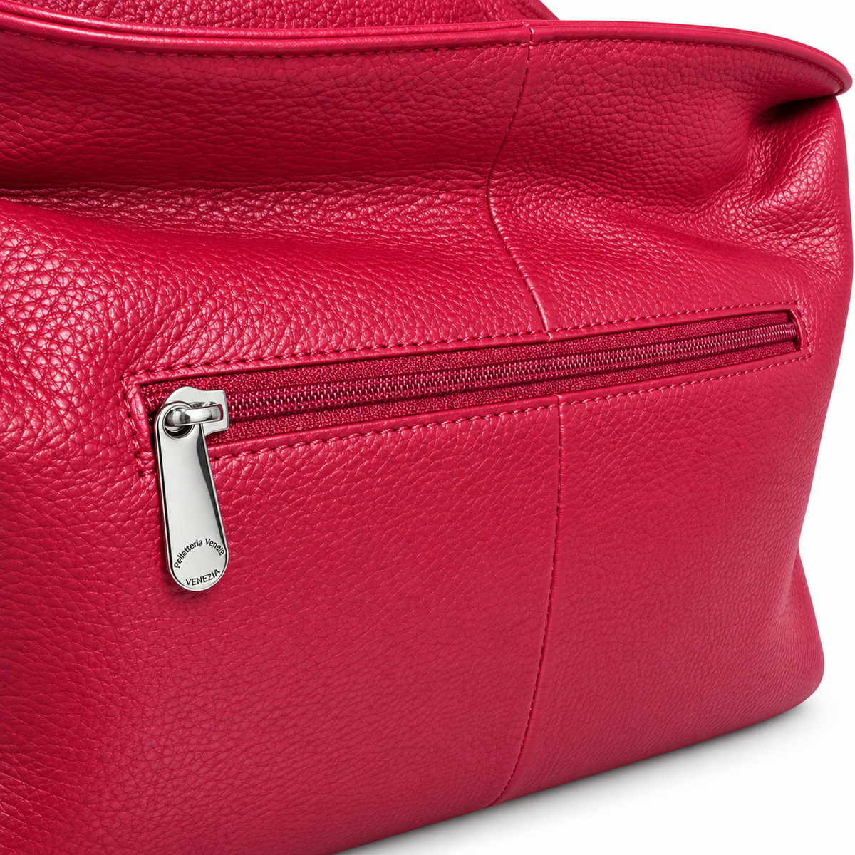 Borsa a spalla in vera pelle martellata Fondamenta Pelletteria Veneta