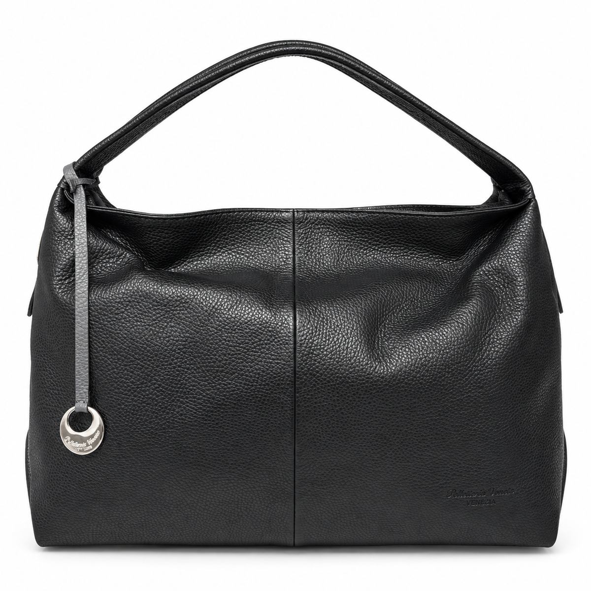 Borsa a spalla in vera pelle martellata Fondamenta Pelletteria Veneta