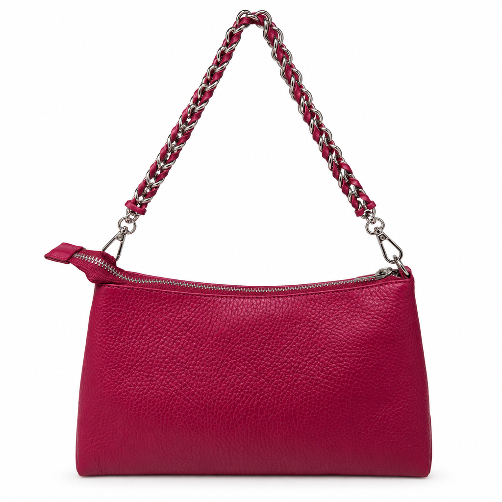 Mini bag in vera pelle martellata Fondamenta Pelletteria Veneta