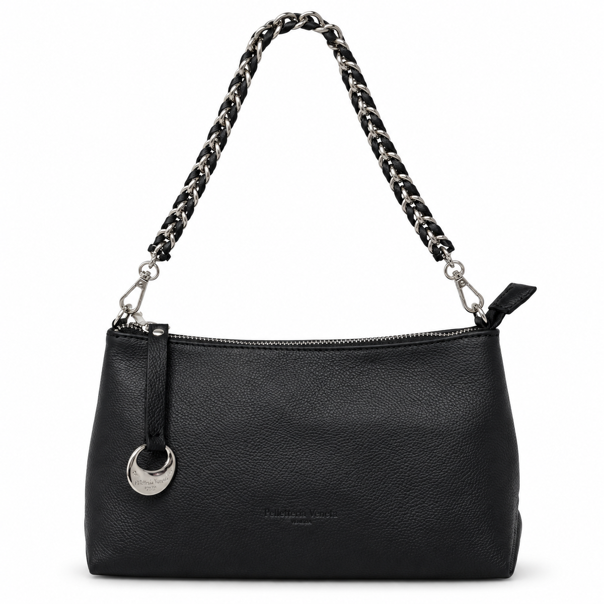 Mini bag in vera pelle martellata Fondamenta Pelletteria Veneta