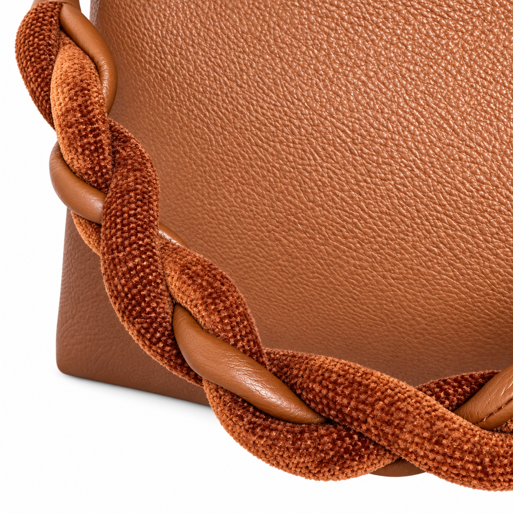 Borsa a spalla TAGLIA M in vera pelle a grana fine Laguna Pelletteria Veneta