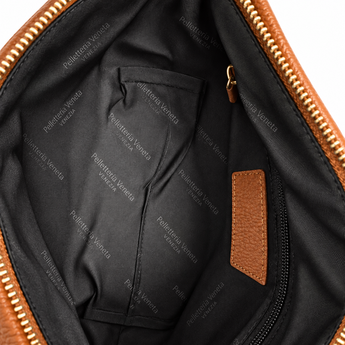 Borsa a spalla TAGLIA S in vera pelle a grana fine Laguna Pelletteria Veneta