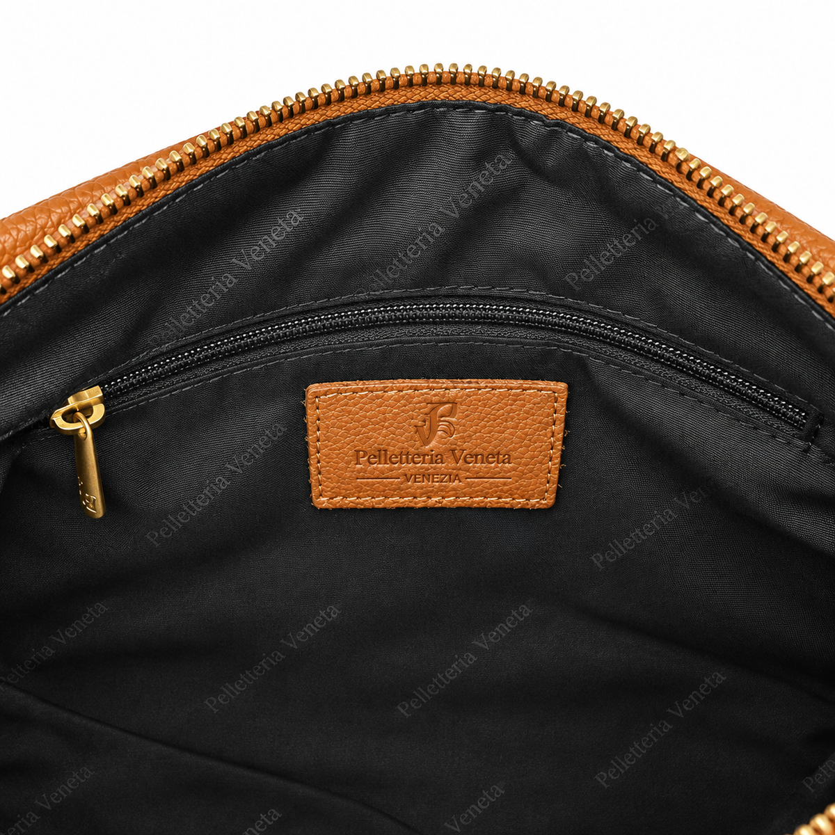 Borsa a spalla TAGLIA S in vera pelle a grana fine Laguna Pelletteria Veneta