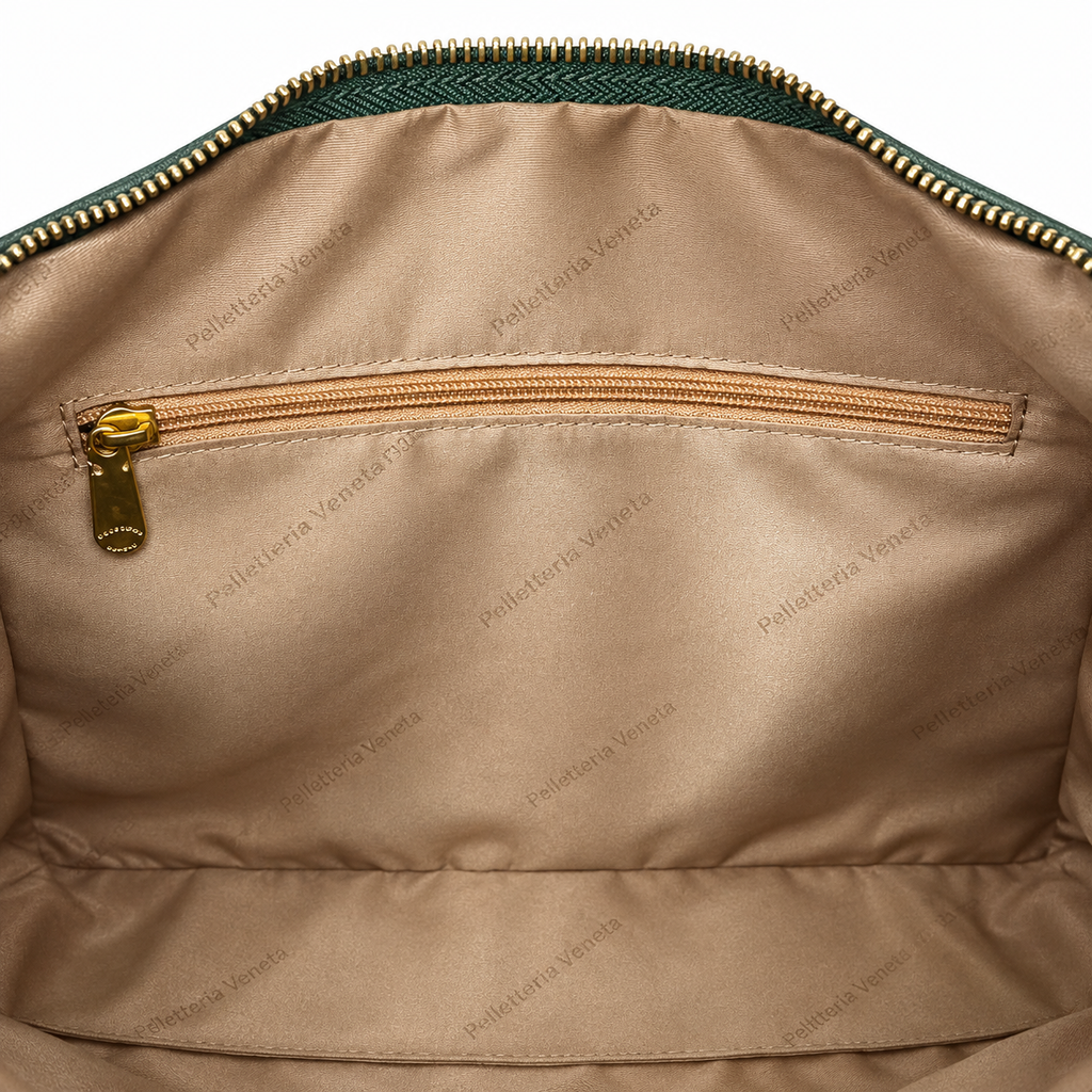 Hobo bag in vera pelle nabuk Riva Pelletteria Veneta