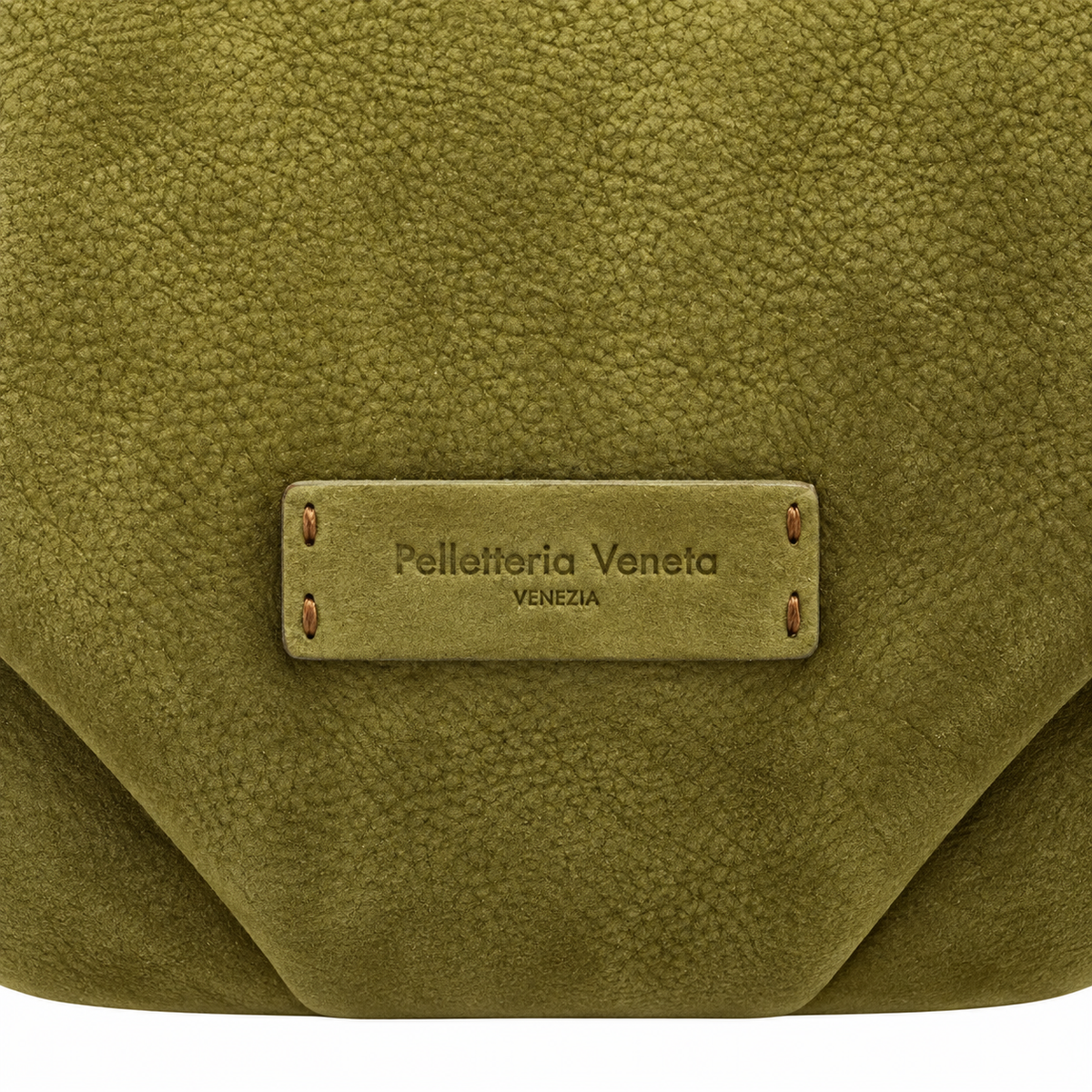 Hobo bag in vera pelle nabuk Riva Pelletteria Veneta