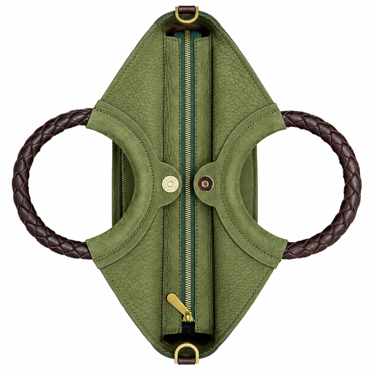 Borsa a mano in vera pelle nabuk Riva Pelletteria Veneta