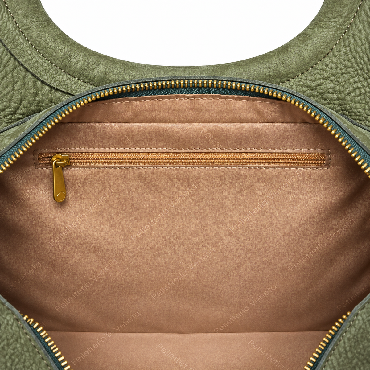 Borsa a mano in vera pelle nabuk Riva Pelletteria Veneta