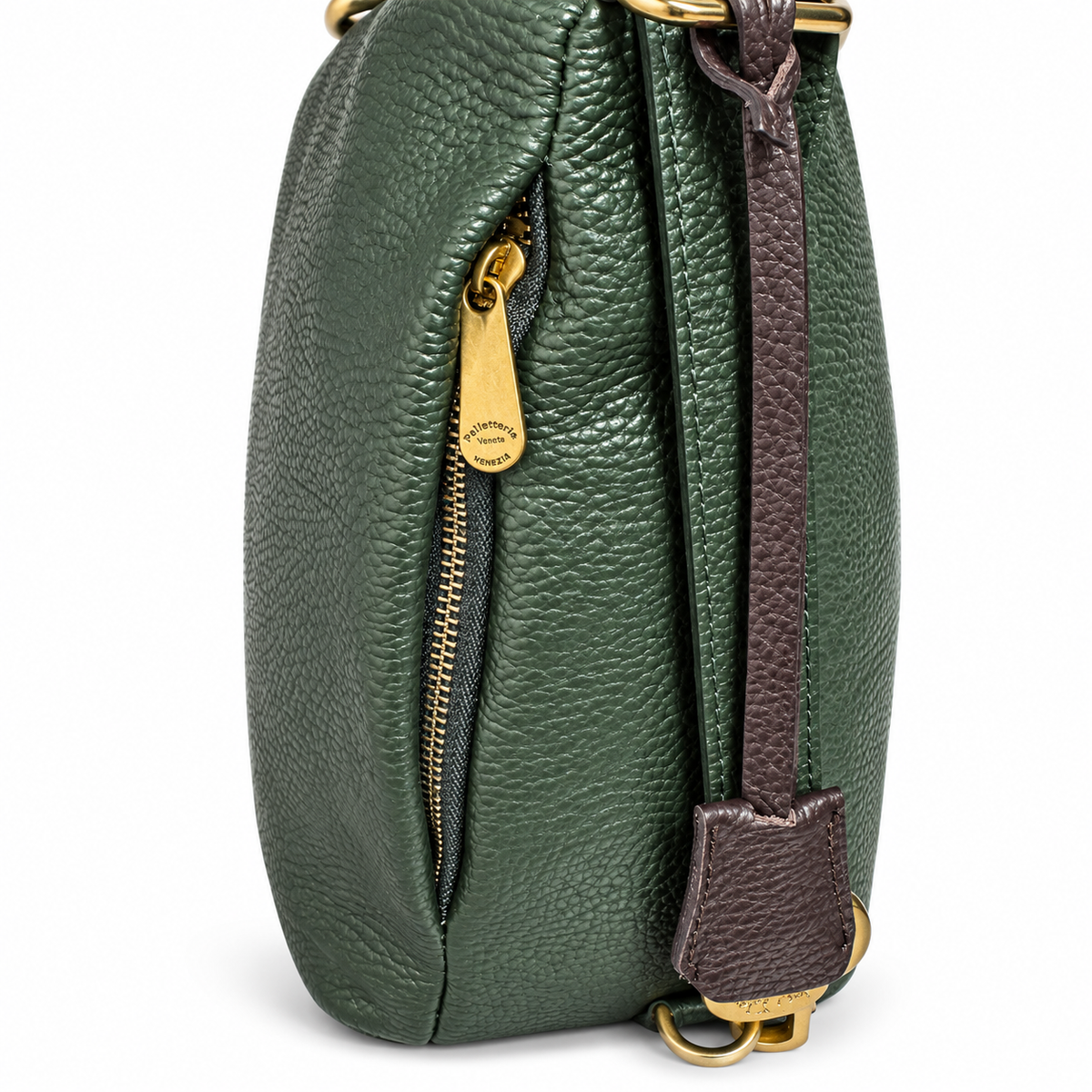 Borsa Zaino in vera pelle martellata Giuffa Pelletteria Veneta