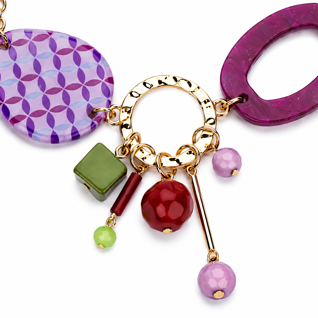 Collana Seventy Fucsia - You B'jou by Barbieri